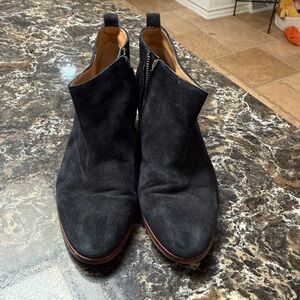 J.Crew Sawyer suede black  booties